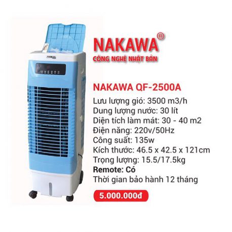 Máy làm mát không khí NAKAWA QF-2500A